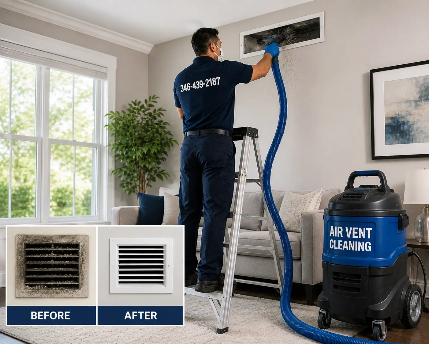affordable Air vent cleaning