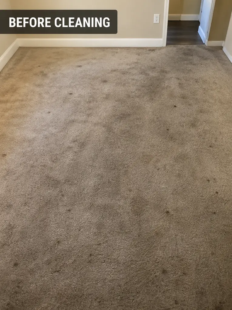 Carpet before cleaning