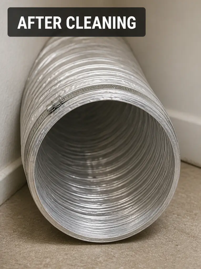 dryer after cleaning