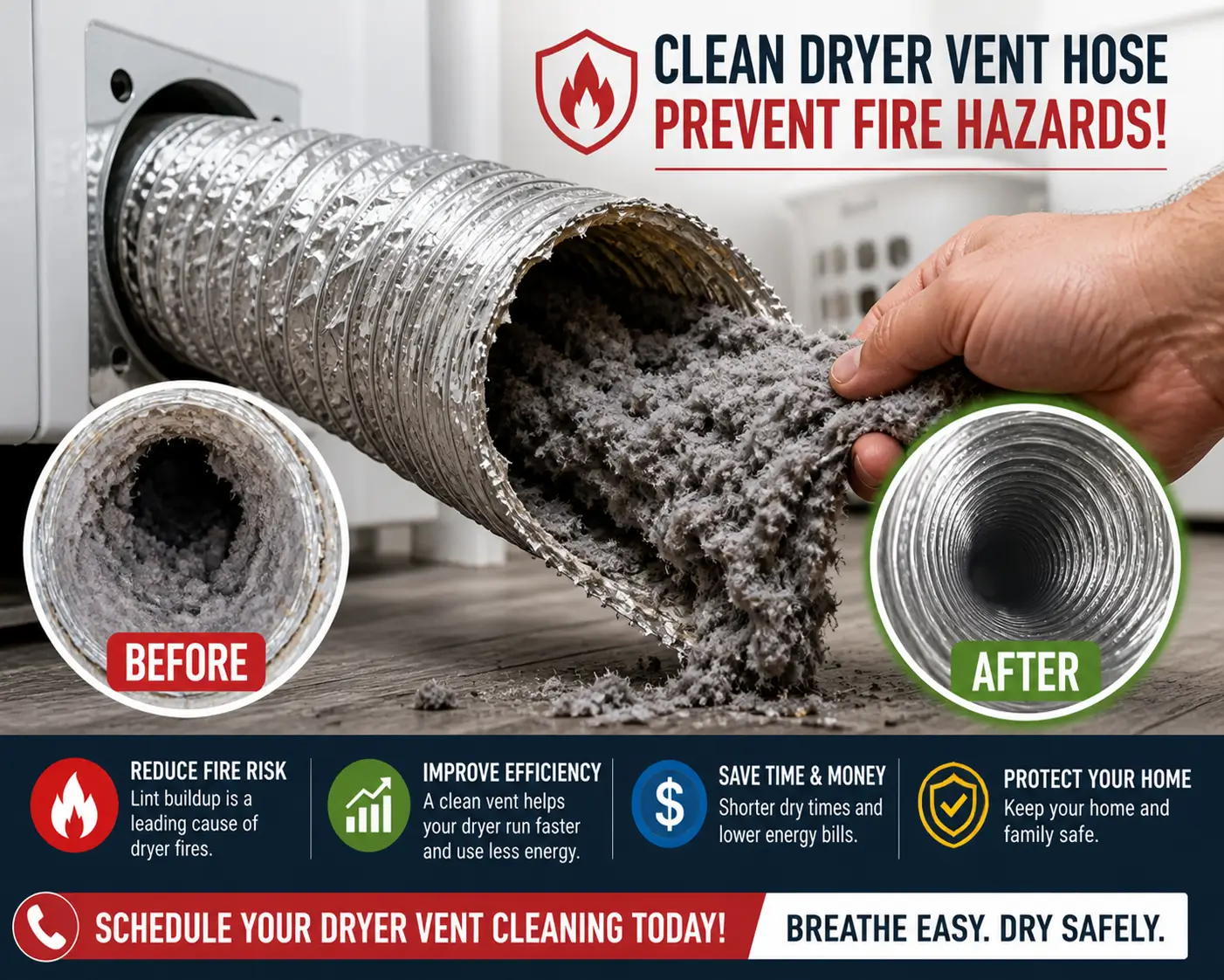 dryer lint removal